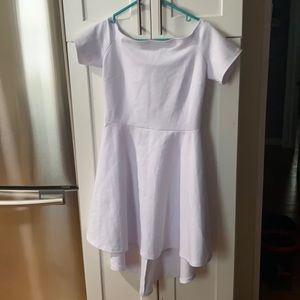 Off the shoulder short sleeve dress. Size medium